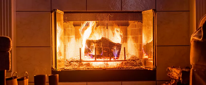 Mendota Hearth Landscape Fireplace Installation in Findlay, Ohio